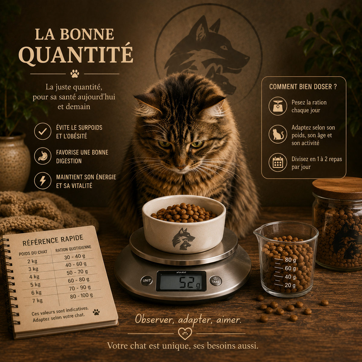 Quelle quantité donner à son chat ?