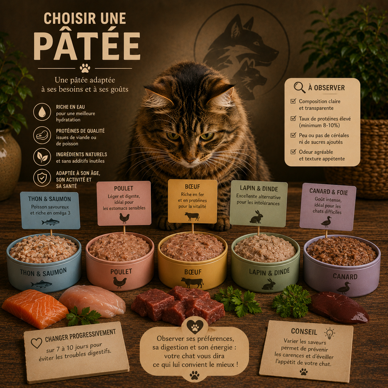 Comment choisir une bonne pâtée pour son chat
