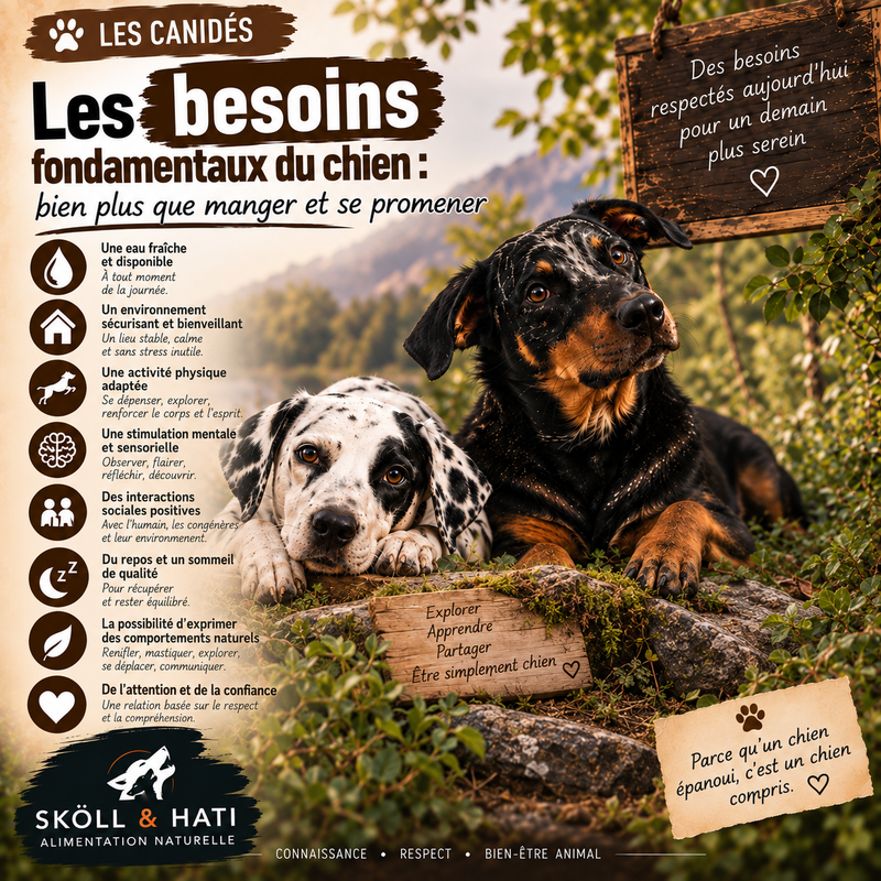 Les besoins fondamentaux du chien : bien plus que manger et se promener