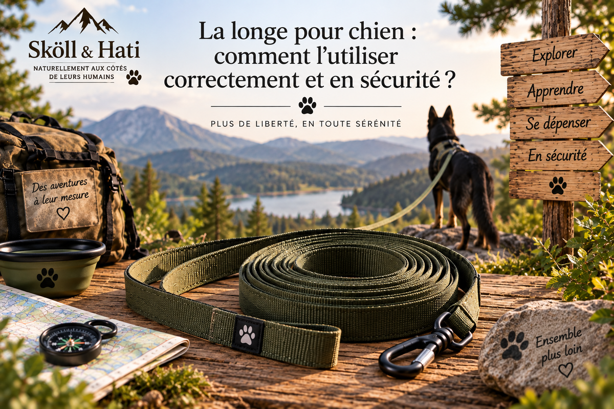 La longe pour chien : comment l’utiliser correctement et en sécurité
