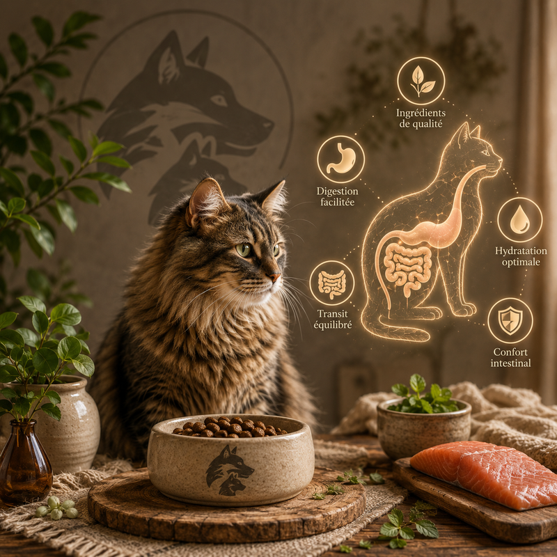 Comment aider un chat sensible à mieux digérer