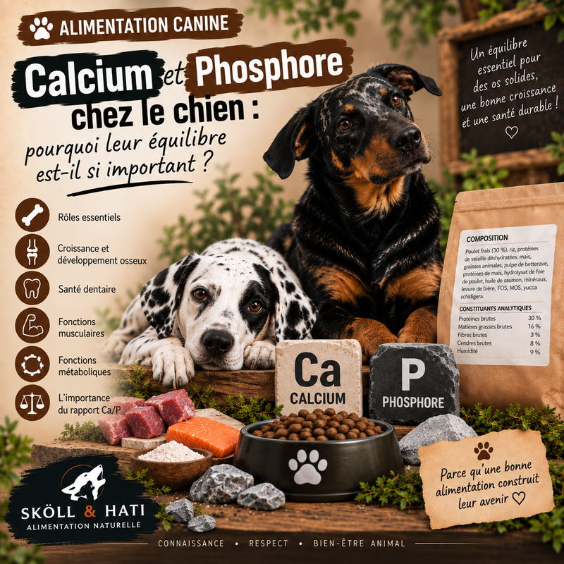Calcium et phosphore chez le chien : pourquoi leur équilibre est-il si important ?