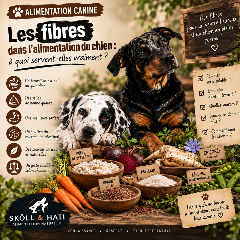 Les fibres dans l’alimentation du chien : à quoi servent-elles vraiment ?